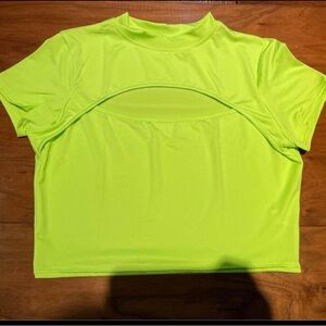 Cut out Green Top